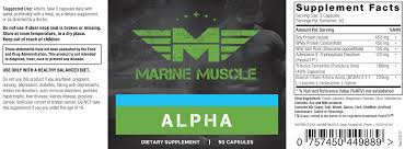 Marine Muscle Alpha Ingredients